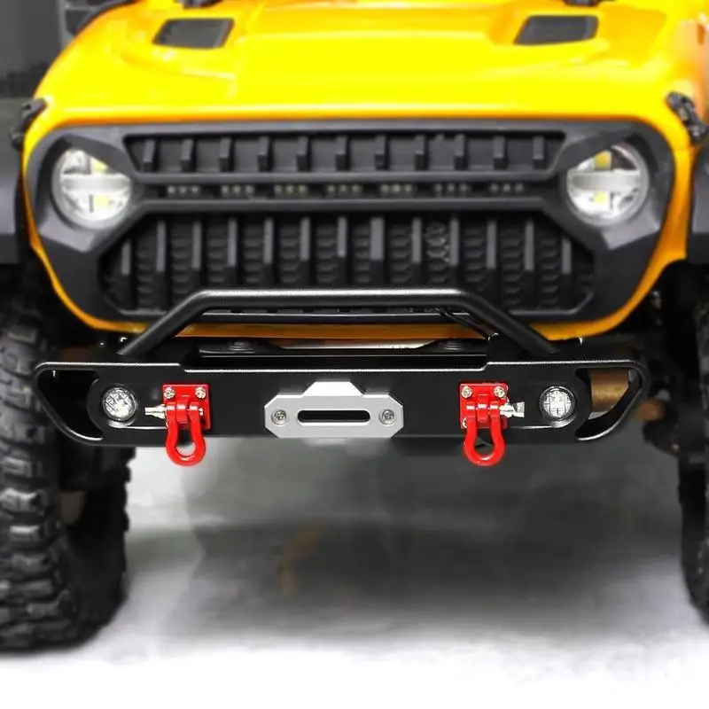 MK07 Volledige auto-upgradeaccessoires Zwaar metalen pedaal Voorbumperbeschermer Lieronderdelen voor RC Crawler-speelgoed en hobby's