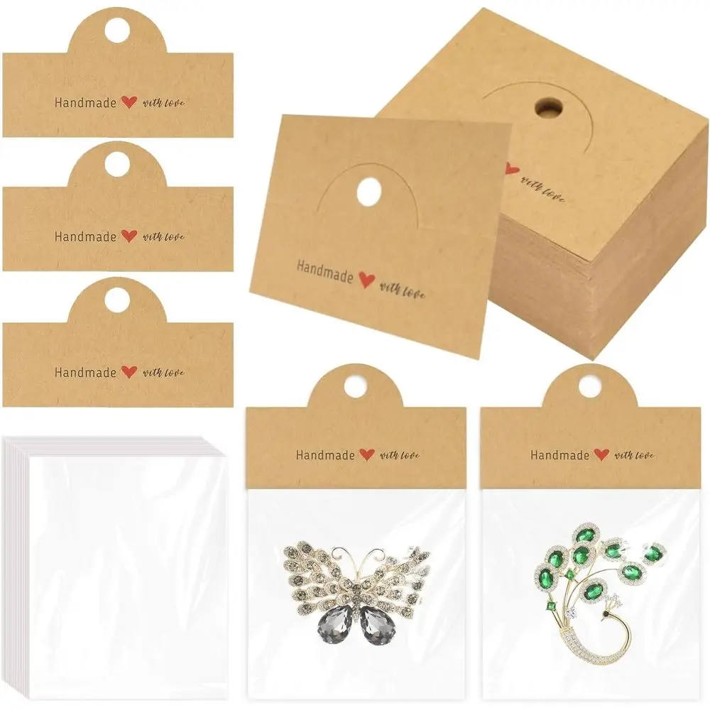 

200 Pack Clear Plastic Display Bags for Small Items, Jewelry, Keychains, and More