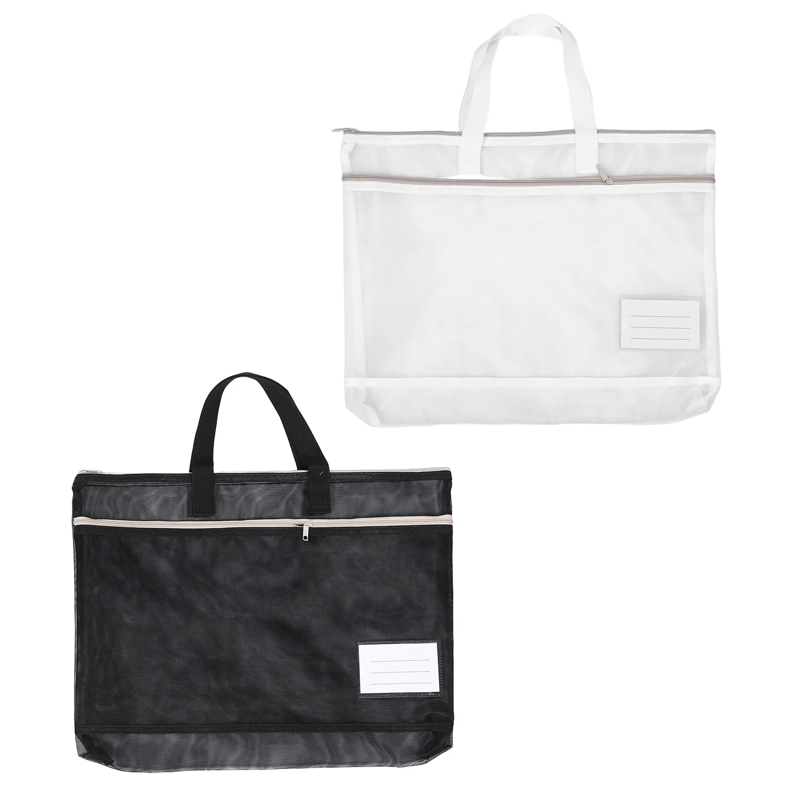 

2 шт. портативная сумка для хранения документов формата А3, большая емкость, сетчатый органайзер на молнии с ручкой, папка для плакатов, дорожные офисные принадлежности