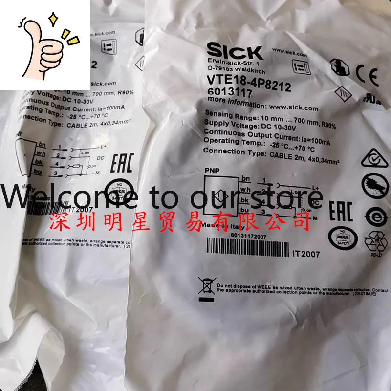 

Фотоэлектрический датчик SICK VTE18-4P8212 (Германия), оригинал, подделка — десятикратная компенсация