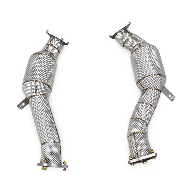 

Auto Sport Catted Downpipe For Audi Q7 2010-2024 Performance Racing Car Stainless Steel Exhaust Downpipe Free Flow Pipes