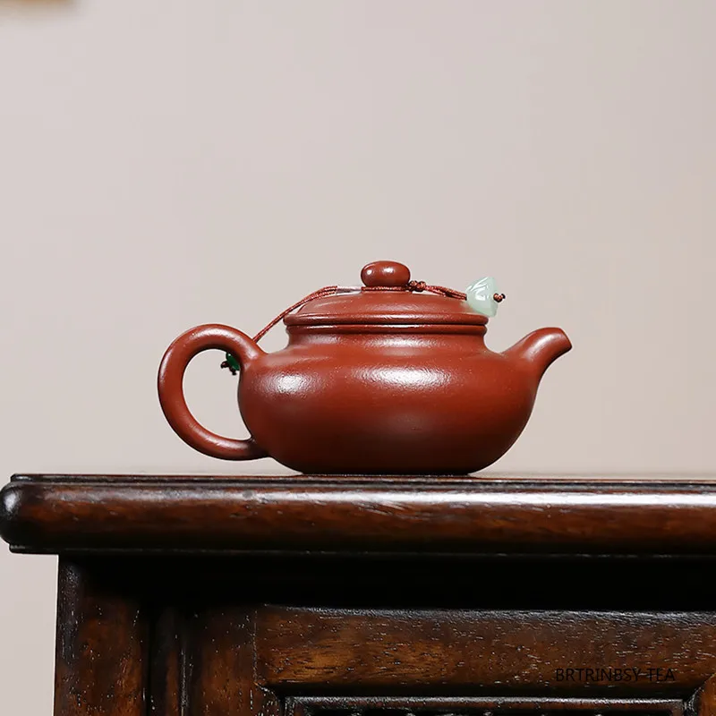 Tradition Yixing Purple Clay Teapot Household Small Capacity Tea Pot Raw Ore Dahongpao Kettle Chinese Zisha Teaware 85ml