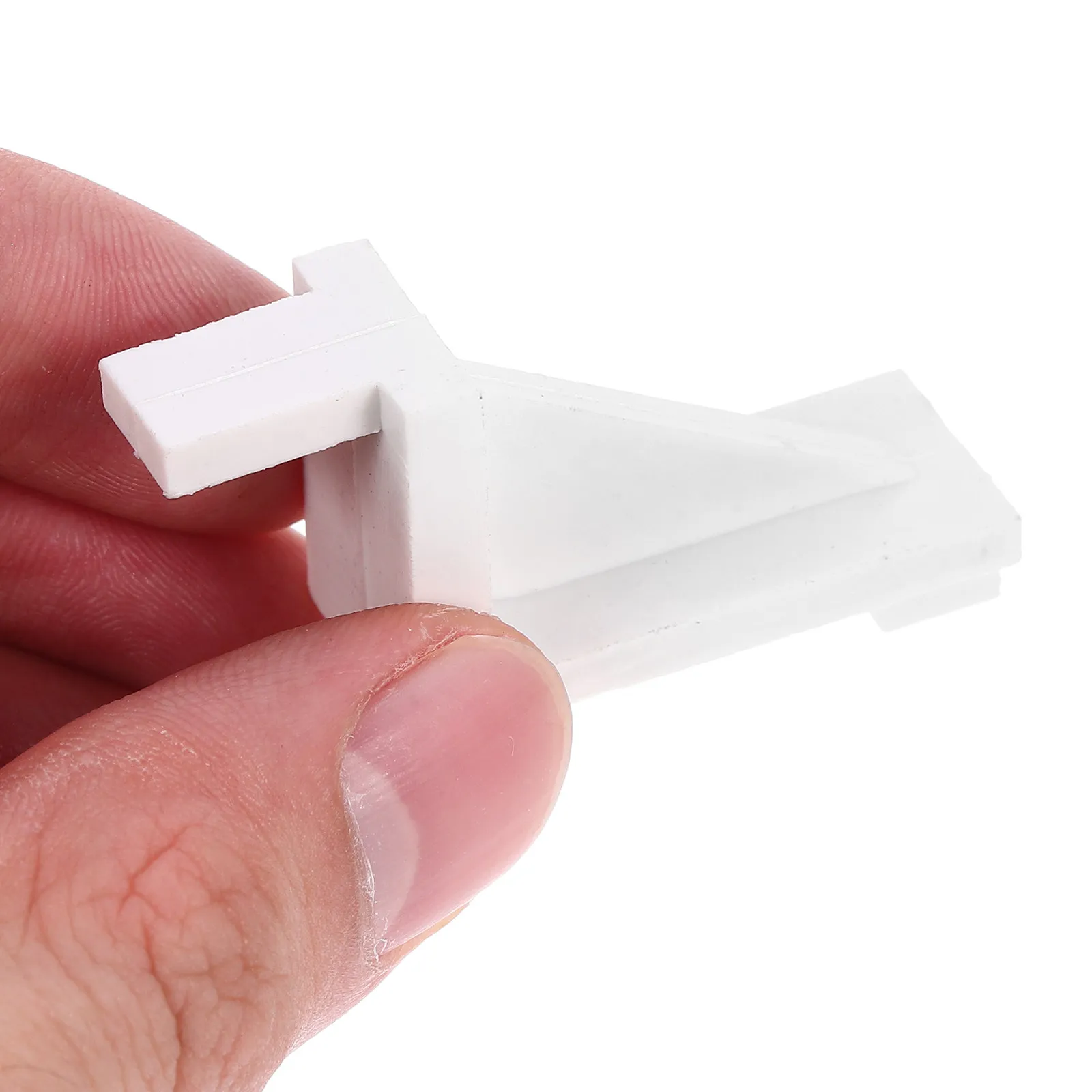 10Pcs Resilient Plastic Freezer Clamp Hooks Versatile Refrigerator Shelf Clip for Freezer Cold Storage Space Divider Organizer