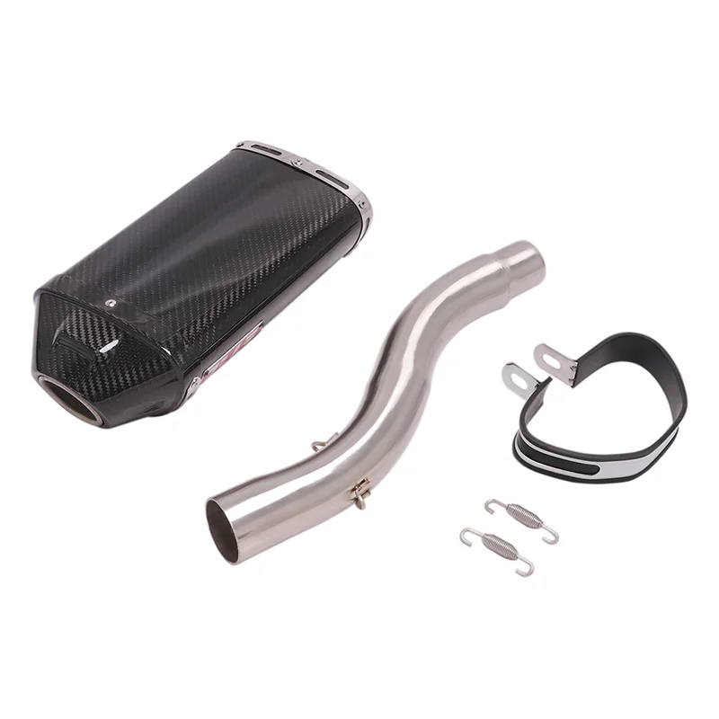 Motorcycle Yoshimura Exhaust Muffler Middle Link Pipe Slip On For TRIUMPH DAYTONA 675 675R 2006 2007 2008 2009 2010 2011 2012