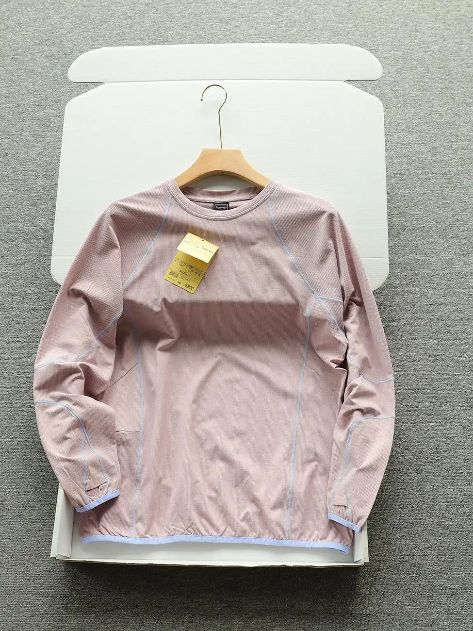 Outdoor Men's Long Sleeve T-Shirt Quick Dry Breathable Moisture Wicking Casual Grid Texture T-Shirt for Spring Autumn Couples