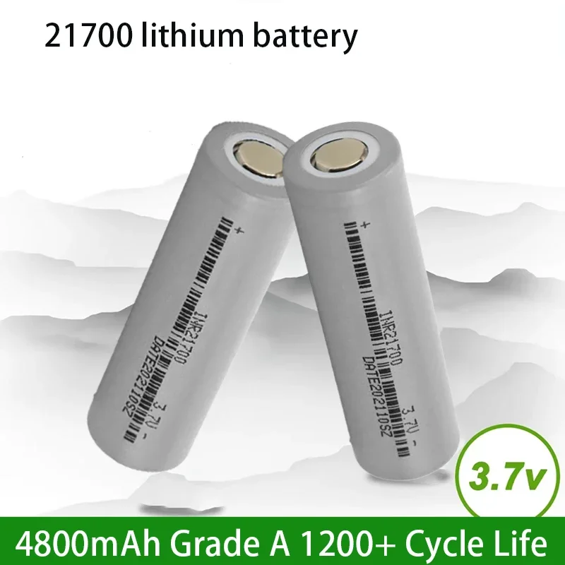 

Литиевая батарея 3.7V 21700 4800mAh с разрядкой 5C для электроотверток, солнечных уличных фонарей и электромобилей