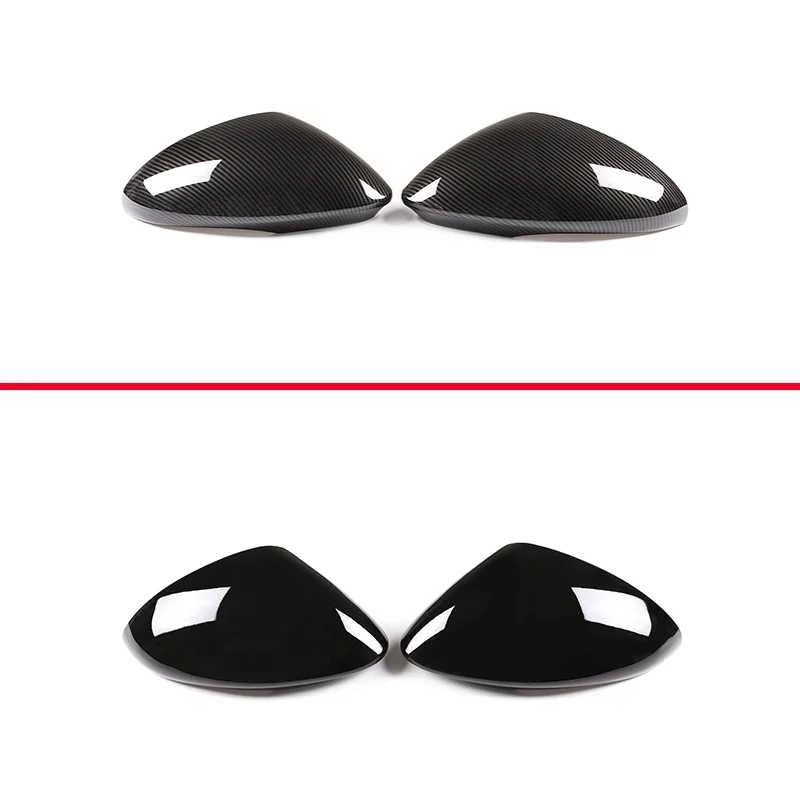 For 2017–2020 Alfa Romeo Stelvio ABS Carbon Fiber Car Styling Exterior Rearview Mirror Cover Car Exterior Protection Accessories