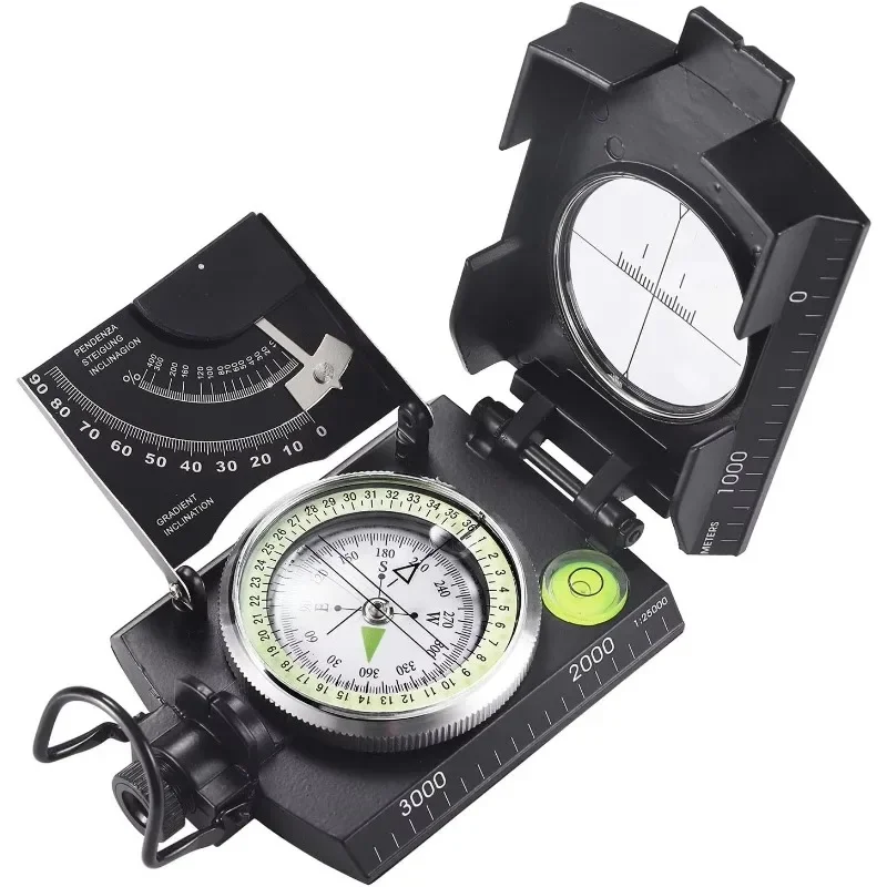 

Trekking Metal Waterproof Multifunctional High Precision Lens Compass