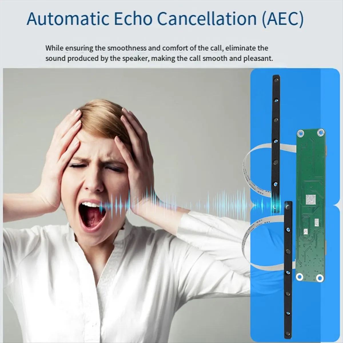 8 Array Directional Microphone Array USB Linear 180-Degree Sound Pickup Suppression