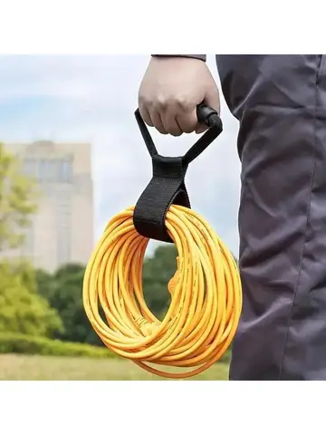 Extension Cord Organizer, Multipurpose Heavy-Duty Storage Strap With Handle, Fit Garages, RV And Boat Storage And Organization