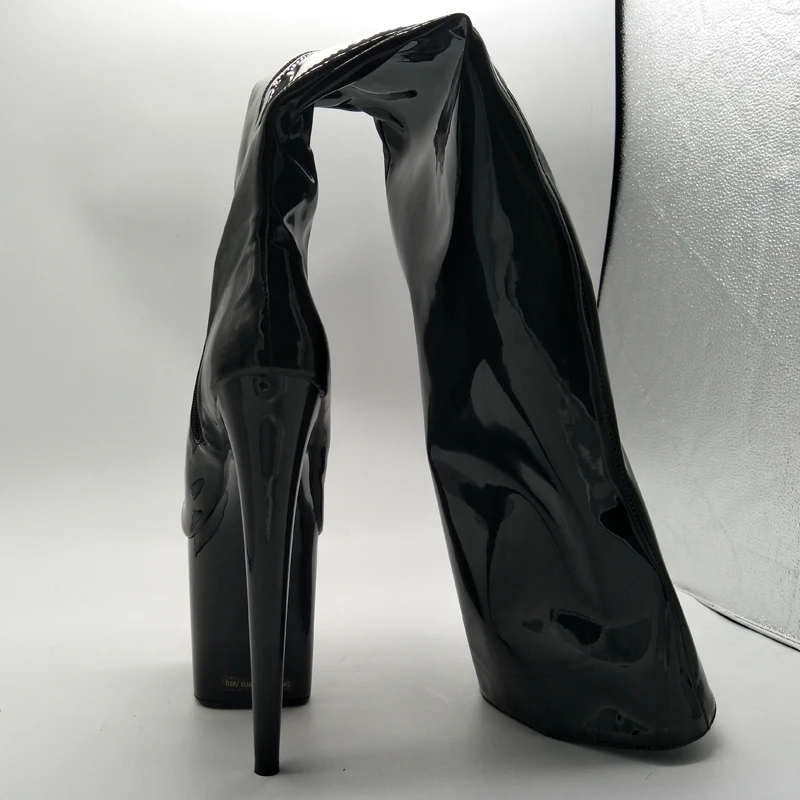 8 Inch Fetish Sexy Goth Red Pole Dancing 20cm Knee High Boots For Women Long Gothic Platform Stripper Shoes Iighter queen combat - view 3