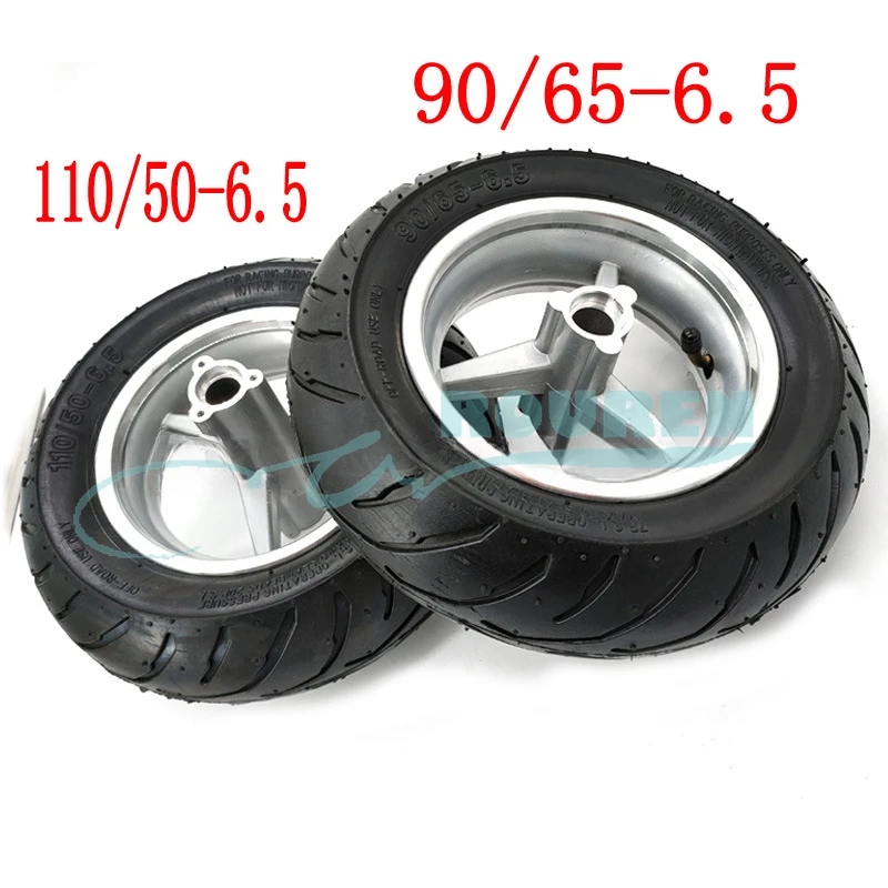 

Mini Sports Car Motorcycle 49CC Small Sports Car Front 90/65-6.5 Inch Vacuum Inner and Outer Tires + Wheels