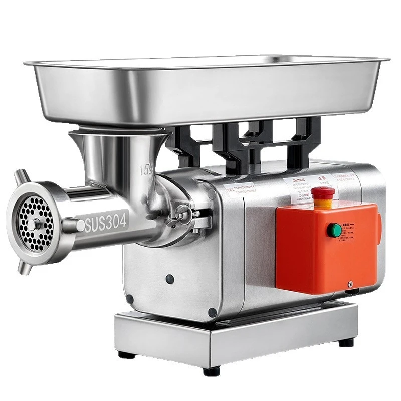 

Промышленная электрическая мясорубка из нержавеющей стали для замороженного мяса и овощей, кухонный пресс для колбас