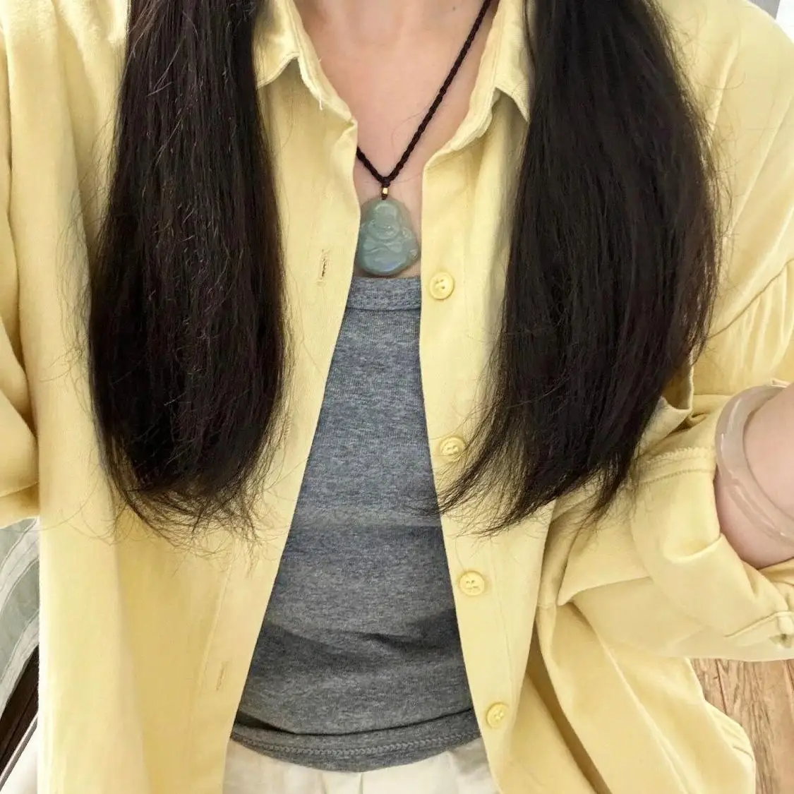 

plus Size 300 Pou Korean Sle Pure Color Women's irt Jaet Spring Autumn Loose Fit Versatile plus Size Inner Wear