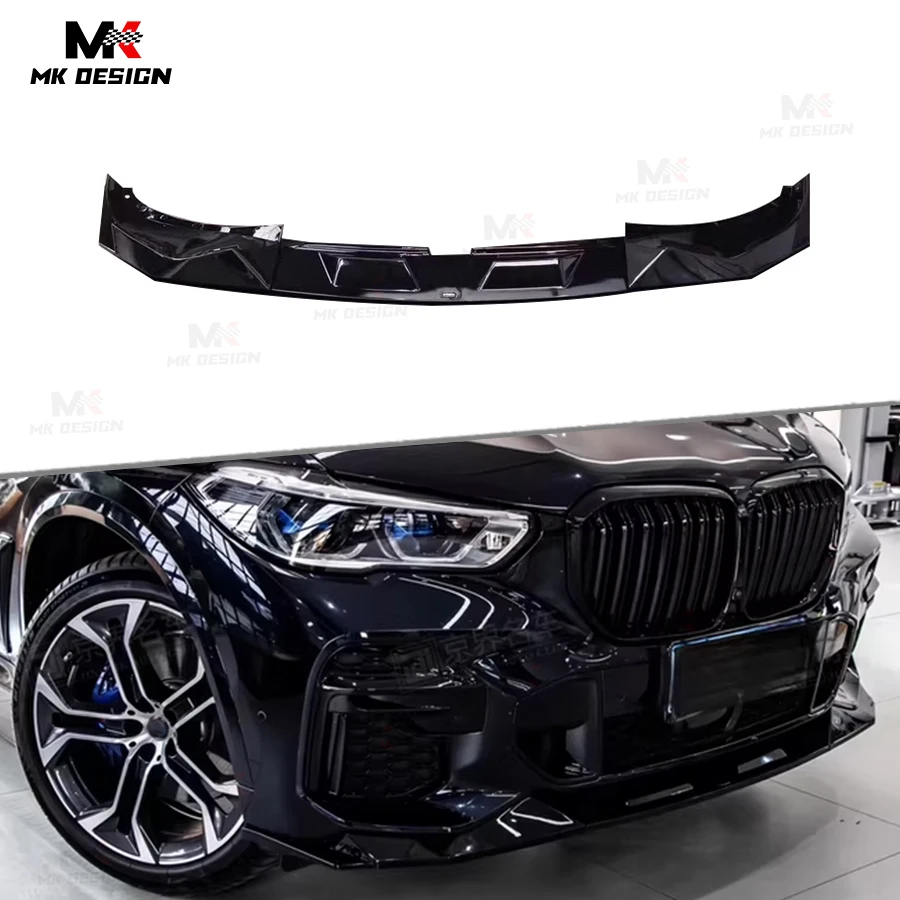 

Gloss Black VTEN Style PP Front Bumper Lip Chin Spoiler for BMW G05 X5 2019-2022 Front Lip Side Splitters Car Accessories