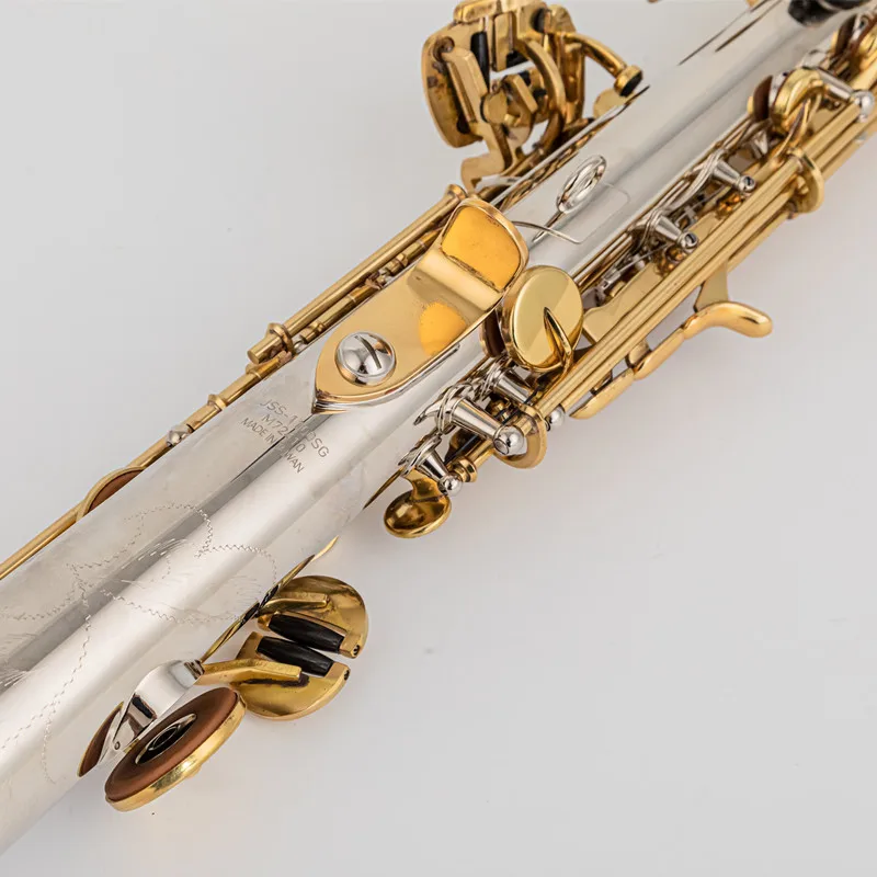 Jupiter JSS1100SG Soprano Saxophone Silvering Gold Key With Case Sax Soprano Mouthpiece Ligature Reeds Neck