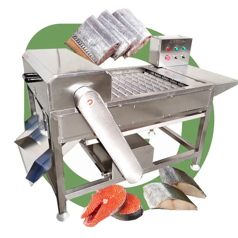 Tuna Fish Segment Dehead Head and Tail Cutter Cut Machine