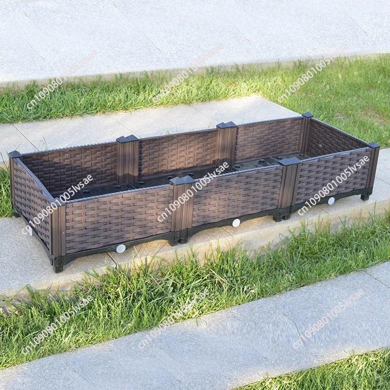 Seedling vegetable box accessories chassis water barrier net balcony vegetable pot combination series