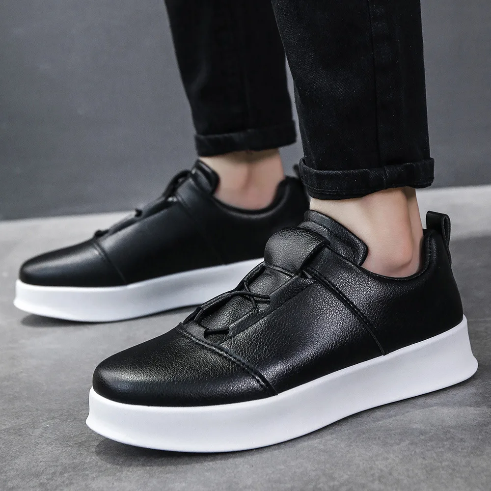 

Men's shoes new casual board shoes men's one foot elastic shoes versatile youth sports shoes men