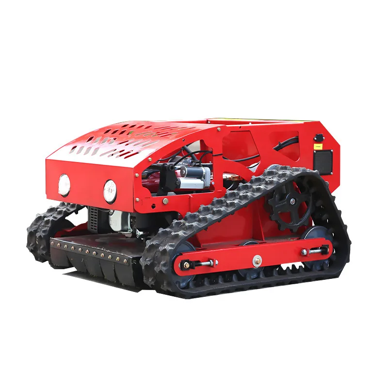 

Small remote control crawler mower, shredder, orchard lawn slope , all-terrain mower