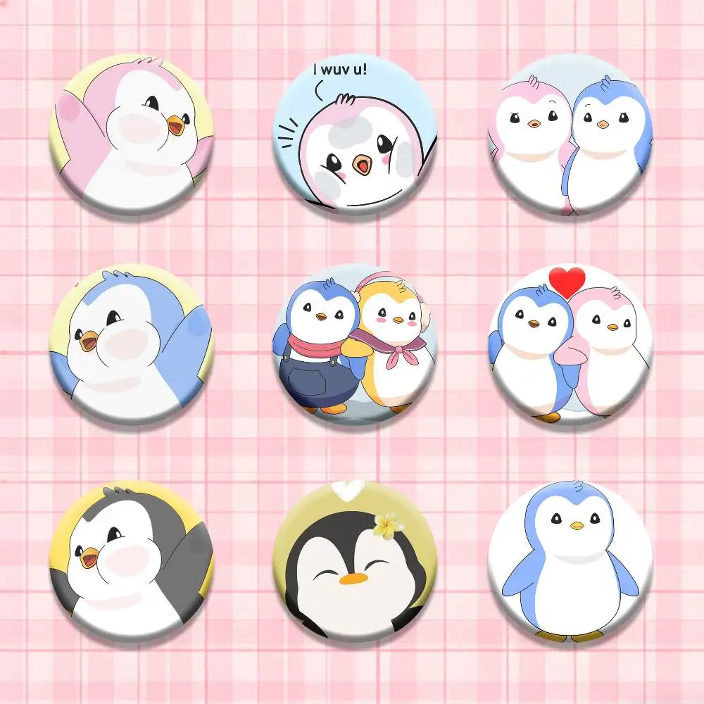 Cute Pudgy Penguin Badges Creative Tinplate Button PinsBrooch Badge Clothes Backpack