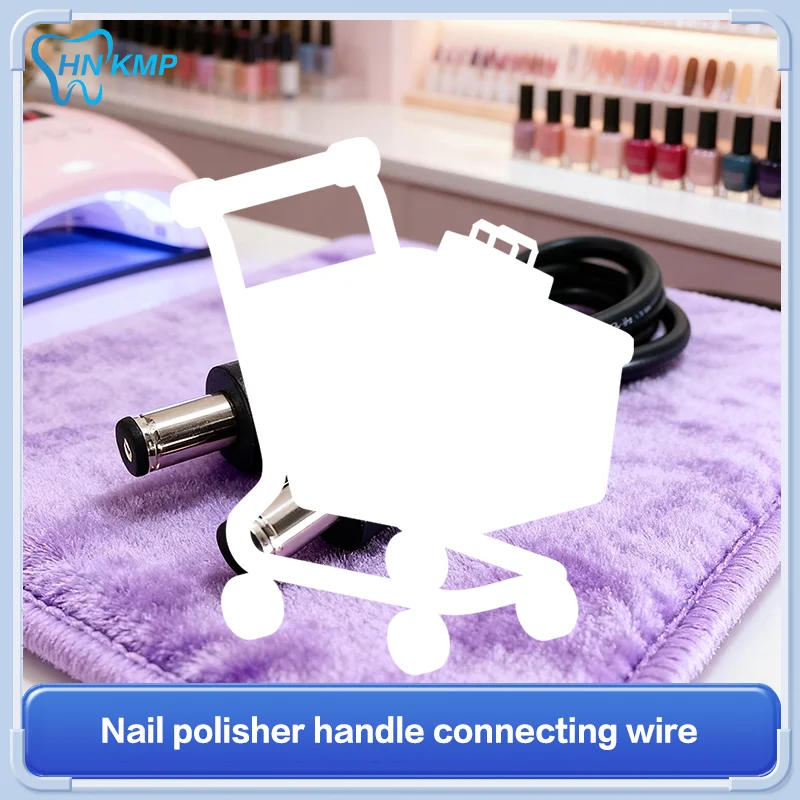 Uniwersalny drut sprężynowy do szlifierki do paznokci 1/1,5M, dwustronny, zamienny, kabel połączeniowy z uchwytem i portem DC