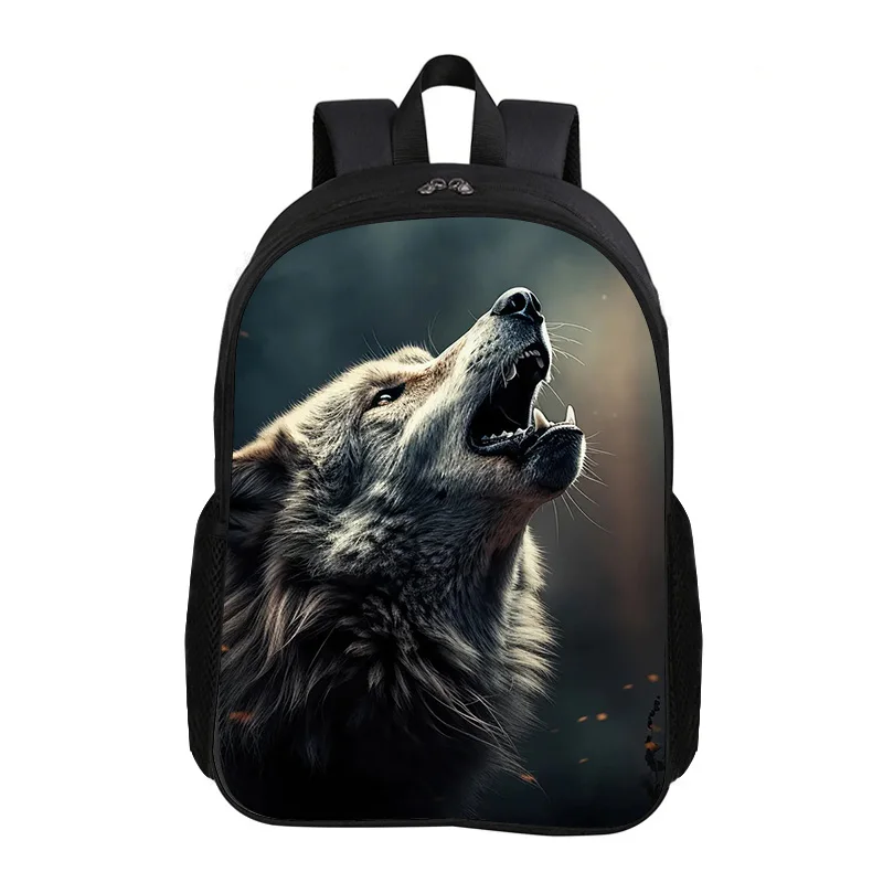 Backpack Wolf for Child Light Weight Child Fashion Student Knapsack Best Gift  School Large Capacity Backpack Multi-function