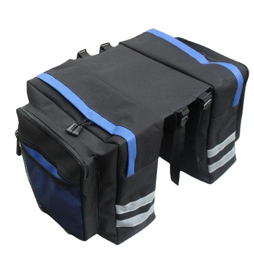 Dual Pannier Bags for Bike Rear Rack Waterproof Cycling Saddlebag Outdoor Travel
