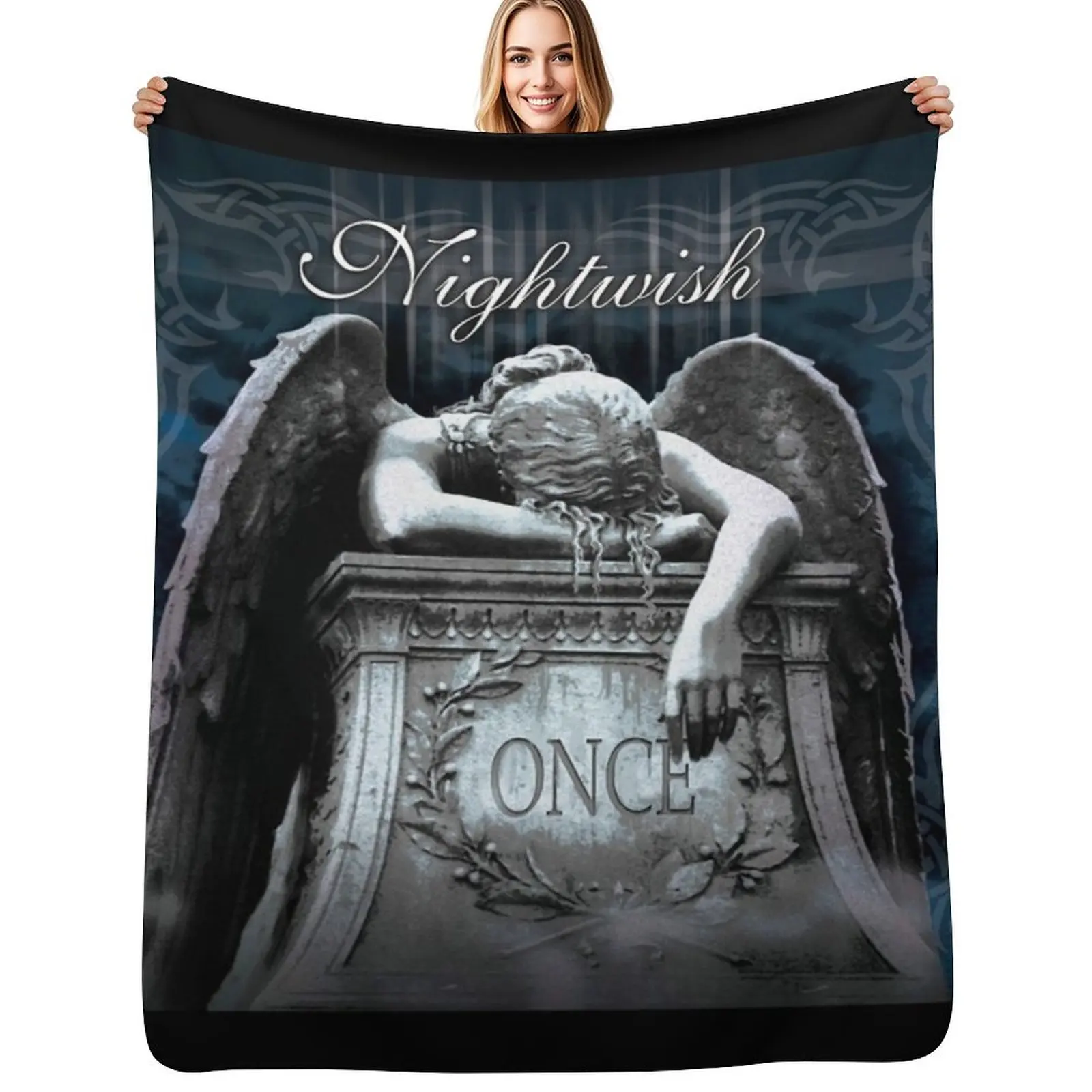 Once Throw Blanket Fade Resistant Durable Throw Blanket