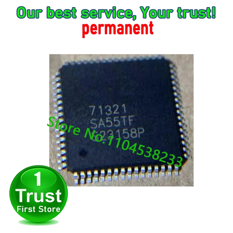 1SZT/LOT IDT71321SA55TF QFP-64 IDT71321
