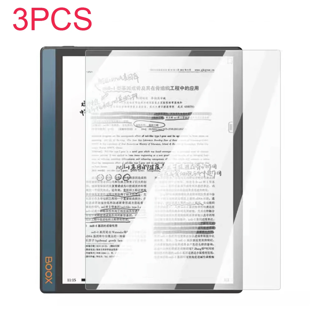 

3PCS Soft PET screen protector for ONYX Boox Note X X2 10.3'' ereader ebook reader protective film