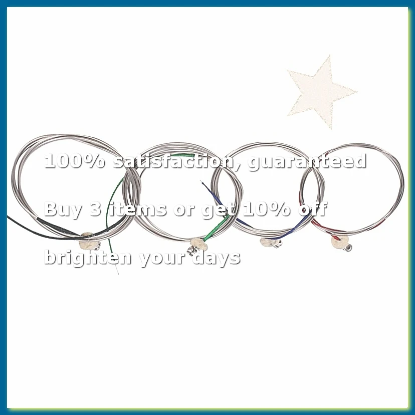 Upright Strings Double Strings 4Pcs Set 4/4 3/4 1/2 1/4 1/8 Size 1Th 2Rd 3Nd 4St Contrabass Strings