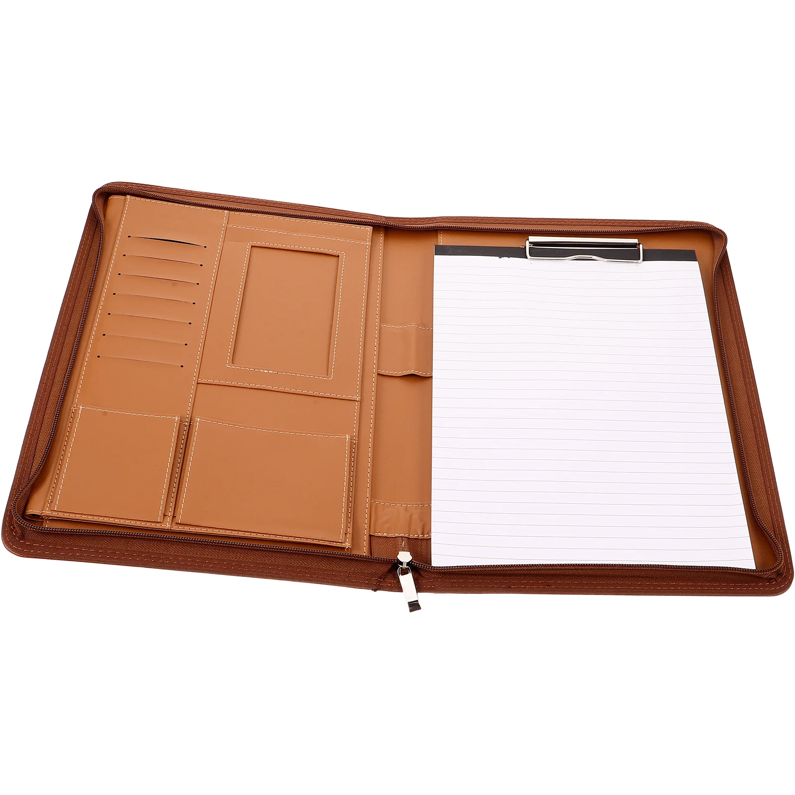 Pasta com zíper saco evento de negócios dobrável cartão pasta portfólio organizador notebook pastas para documentos viagem