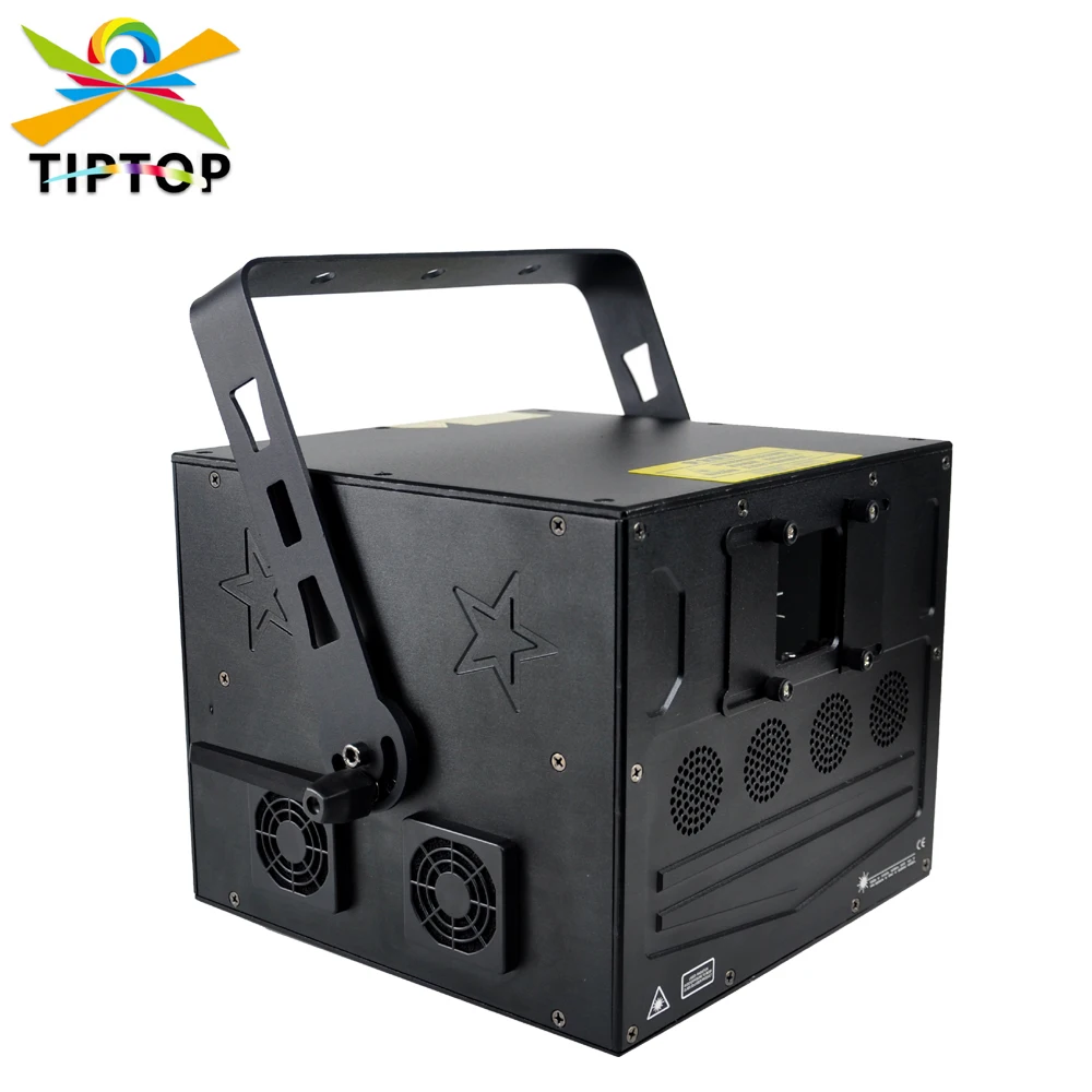 

TIPTOP Stage светильник 10W RGB 3 в 1 лазерная движущаяся головка светильник узор буквы лазерного шоу DMX ILDA телефон управление с помощью приложения функция рисования