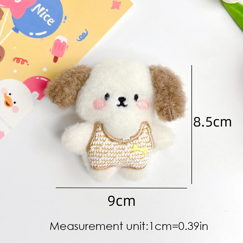 Nette Quietschen Welpen Plüsch Spielzeug Cartoon Hund Gefüllte Puppe Schlüsselbund Rucksack Anhänger Tasche Hängende Dekoration Kinder Geschenke