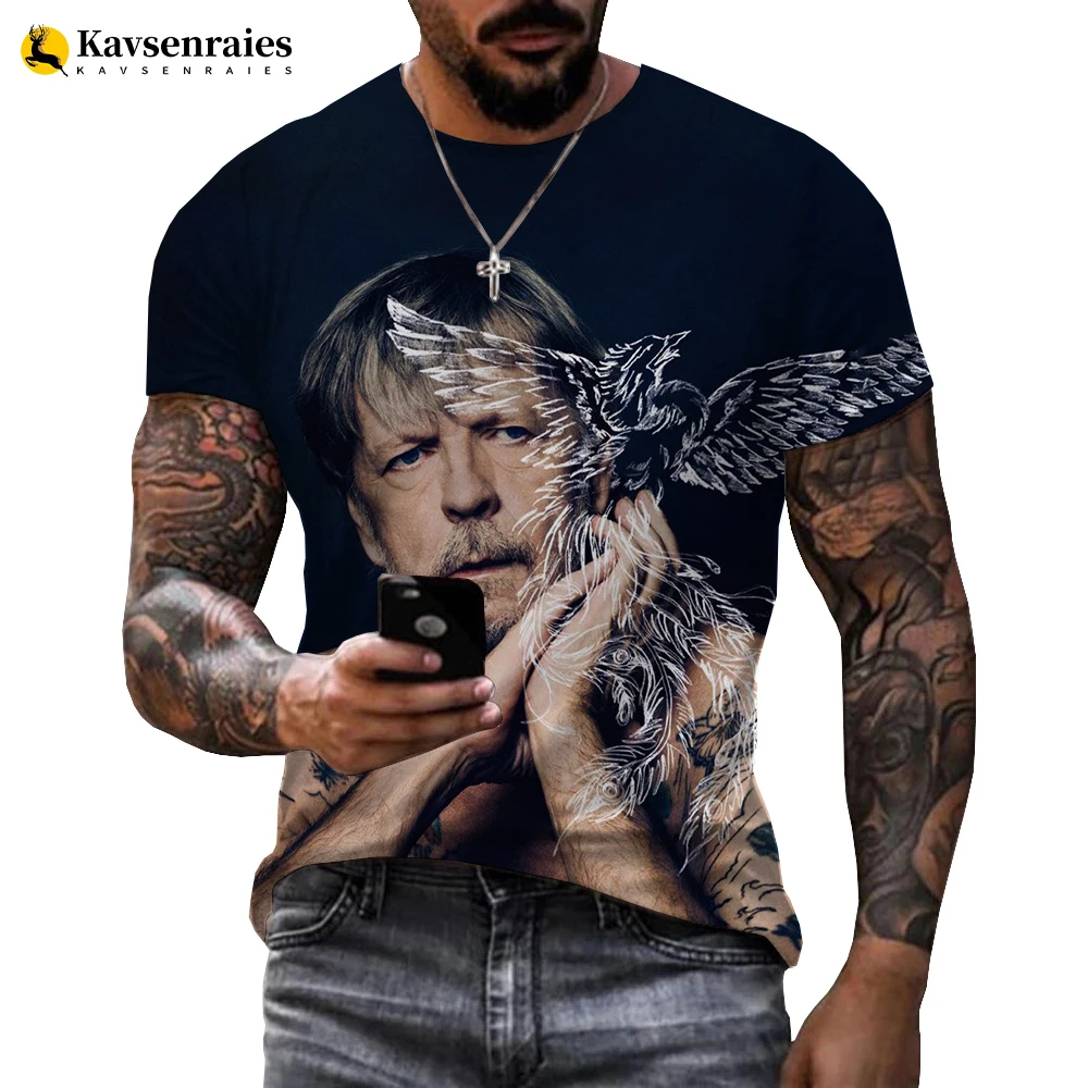 

3D Print Pop Singer Renaud Schan T Shirt Rock Tshirt Men Women Casual Streetwear Hip Hop Clothes Harajuku Tops Camiseta Hombre