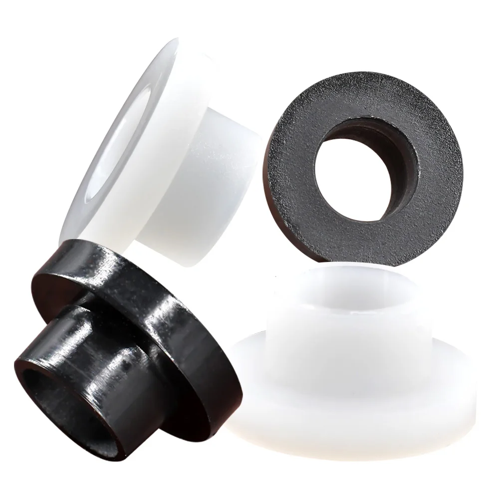 M3 M4 M5 M6 M8 M10 Screw Nylon Transistor Gasket Black T-Type Plastic Washer Insulation Spacer Screw Thread Protector 20-300Pcs