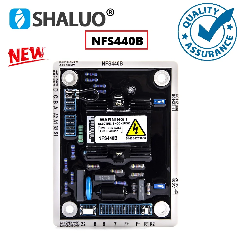 

NFS440B AVR Voltage Regulator Universal Brushless Generator Automatic Voltage Stabilizer Circuit Board For Power Generator Parts