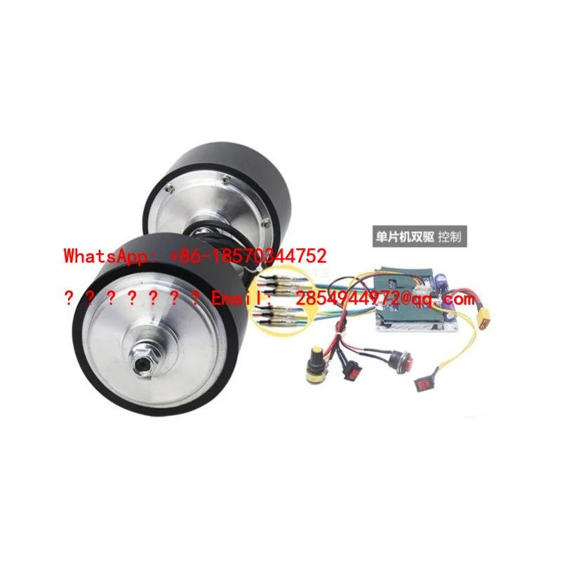 L   4-inch Toothed Deceleration Brushless Motor 116 DC Motor Hub Speed Regulation Low-speed and High-torque Rail Pusher