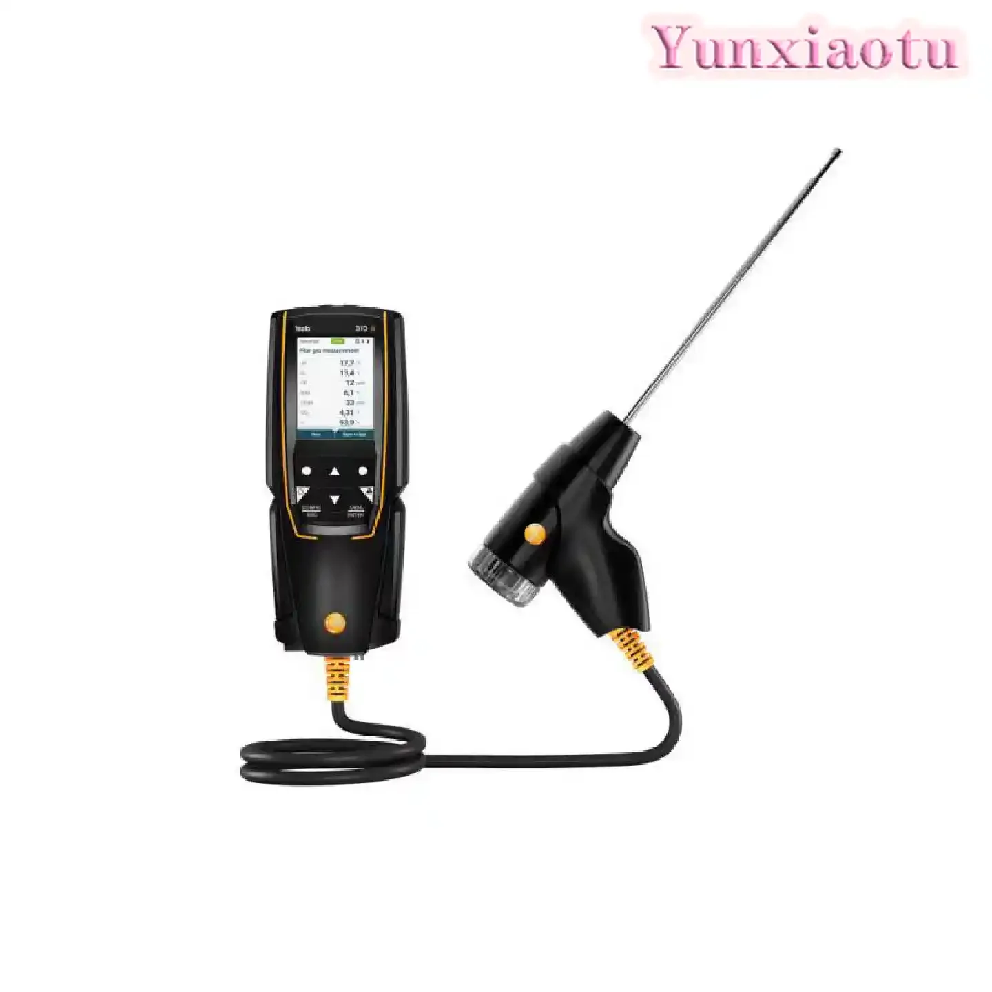Flue Gas Analyzer O2 CO CO2 Temperature Environment CO Suction Force Pressure Tester