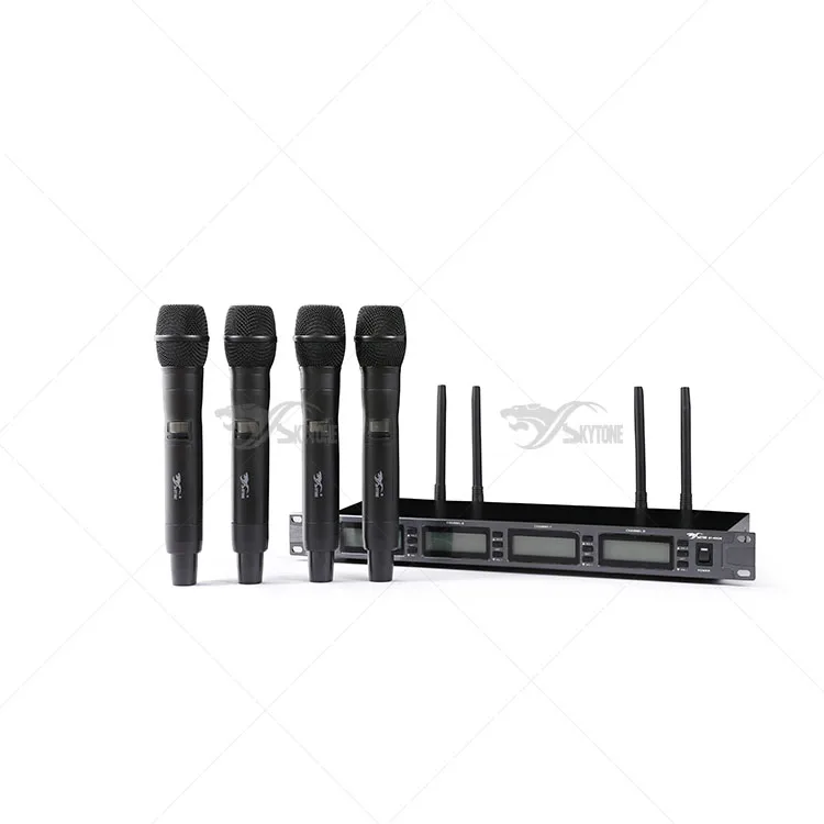 GT4004/H10  UHF 4 Channel Wireless Microphone, Conference Microphone