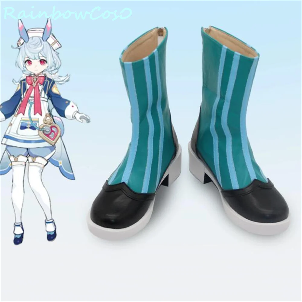 Sigewinne Genshin Impact Cosplay Shoes Boots Game Anime Halloween Christmas RainbowCos0 W3674