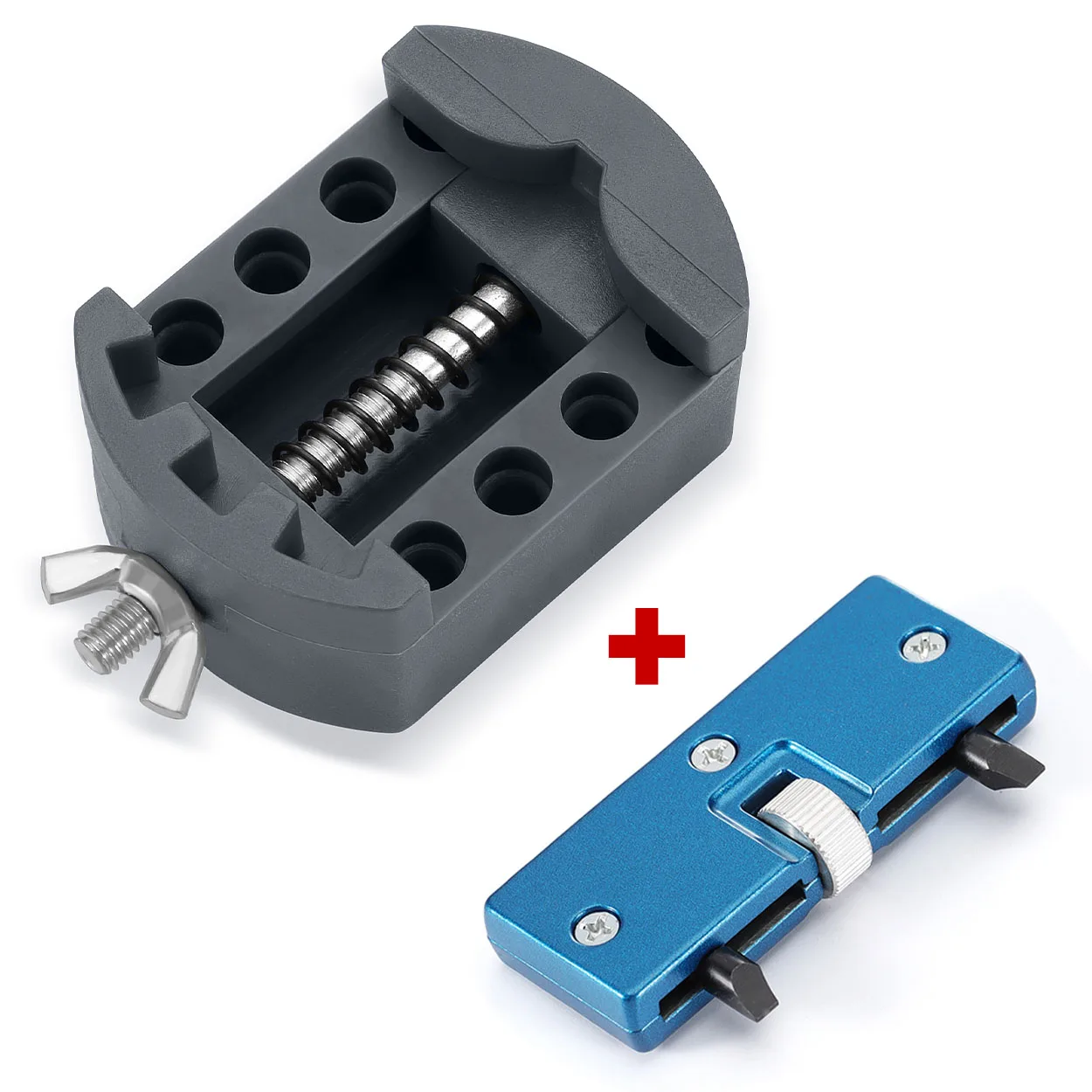 2-in-1 reparatiegereedschapset Gereedschap voor het verwijderen van de achterkant van het horloge Verstelbare opener voor de achterkant van de behuizing van de behuizing Horlogekastopener