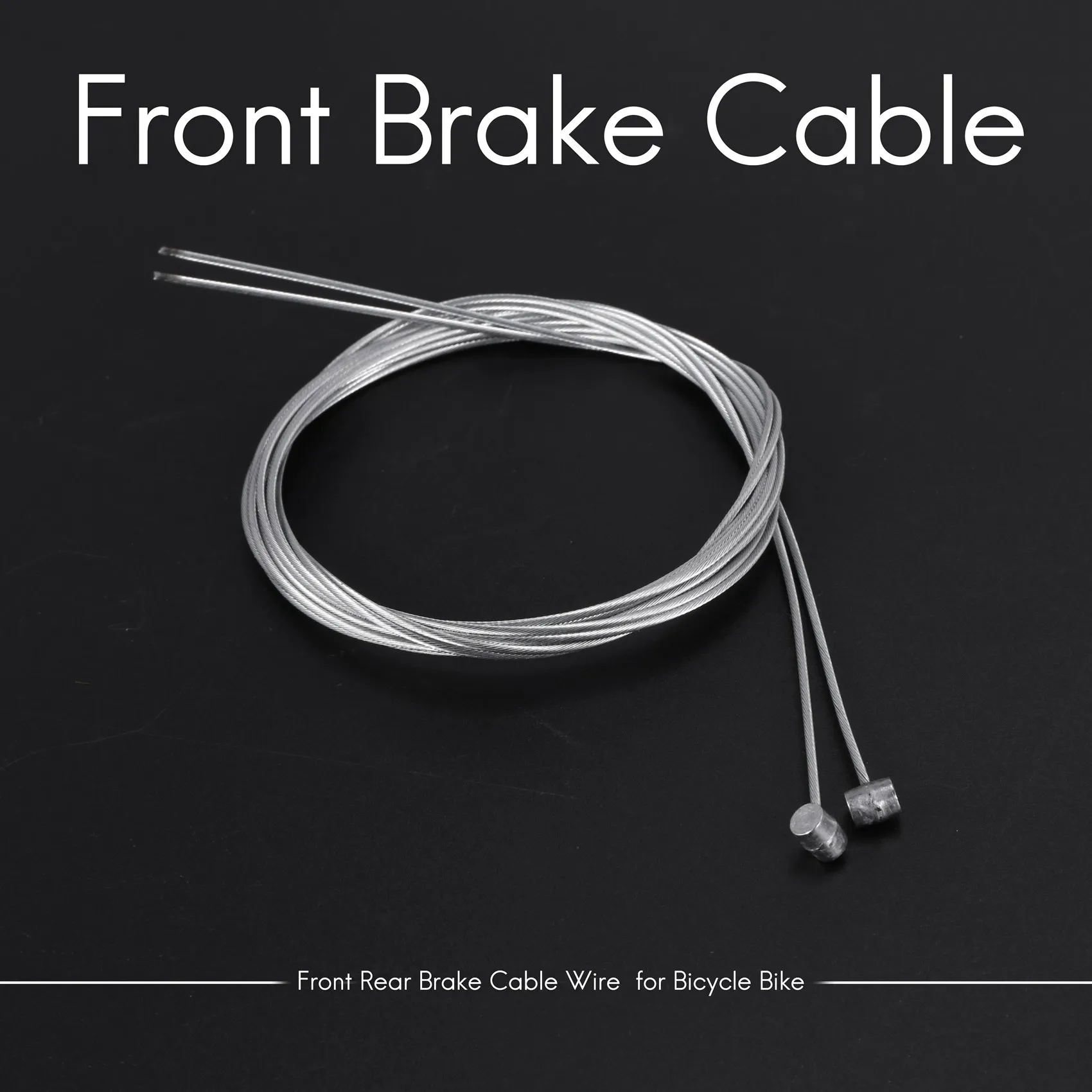 Front Rear Bicycle brake cable Wire 2 Pcs for Bicycle Bike