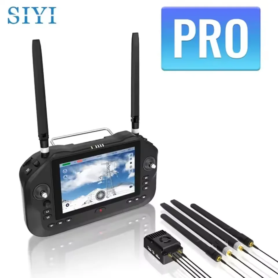 SIYI UniRC 7 Pro Dual Frequency Band 2.4 & 5 GHz Handheld Ground Station Smart Controller with 7 Inch 1080P