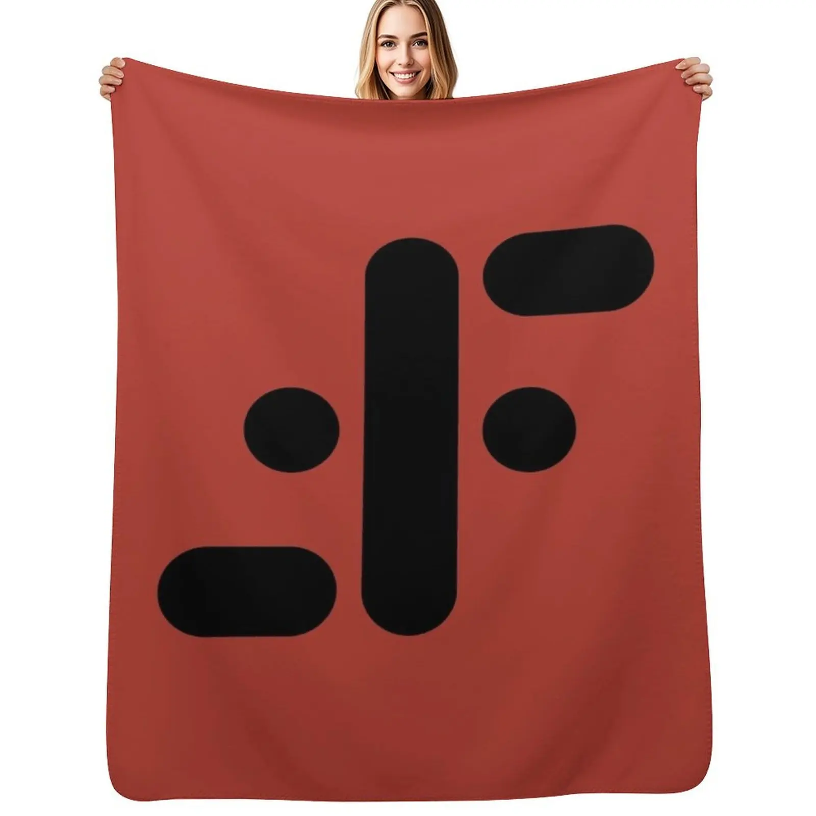 

The Visitors Symbol (Logo) from the Television Show V Throw Blanket Reusable Durable Soft Blanket for All Seasons