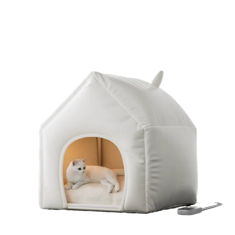 

Autumn and winter heating cat nest intelligent constant temperature pet winter warm closed sense of security