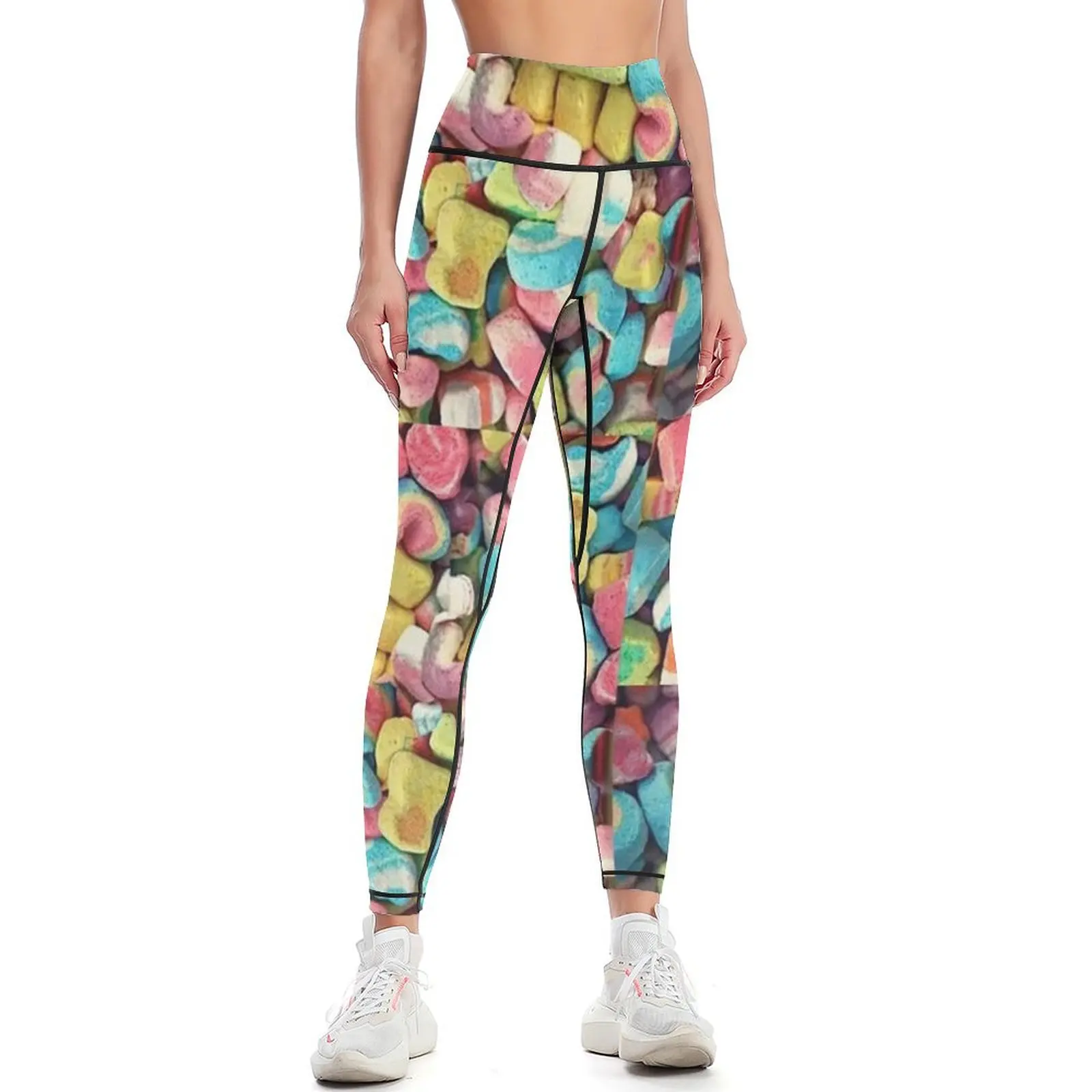 Lucky Charms Marshmallows Leggings Golf wear leggins push up woman Tight fitting woman high waist Womens Leggings