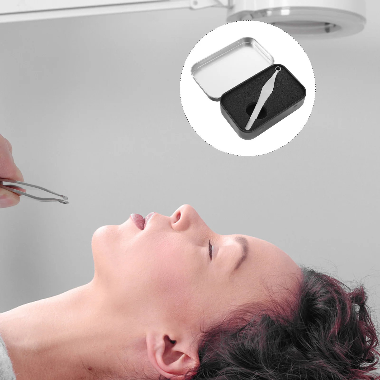 مزيل مشبك شعر الأنف تصميم دائري قوي ومتين وآمن لتشذيب الجسم أداة احترافية للاستخدام المنزلي ملقط شعر الأنف #6