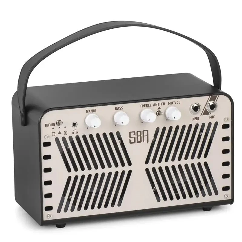 Caline Scuru S8A 20W Portable Battery Powered Acoustic Guitar Amplifier Acoustic Amp With Battery view 6